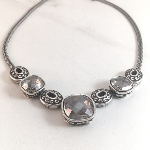 Brighton Venus Rising Swarovski Statement necklace Preowned - Picture 1 of 8
